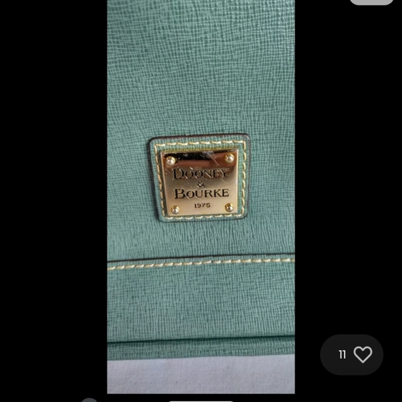 dooney and bourke domed satchel Teal Women's Hand Bag Zip Up Riverdale Fashion - Picture 4 of 16